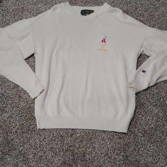VTG 1995 Olympics Atlanta Champion Sweater Unisex Size L